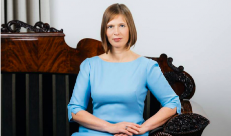 Estland har fått sin første kvinnelige president