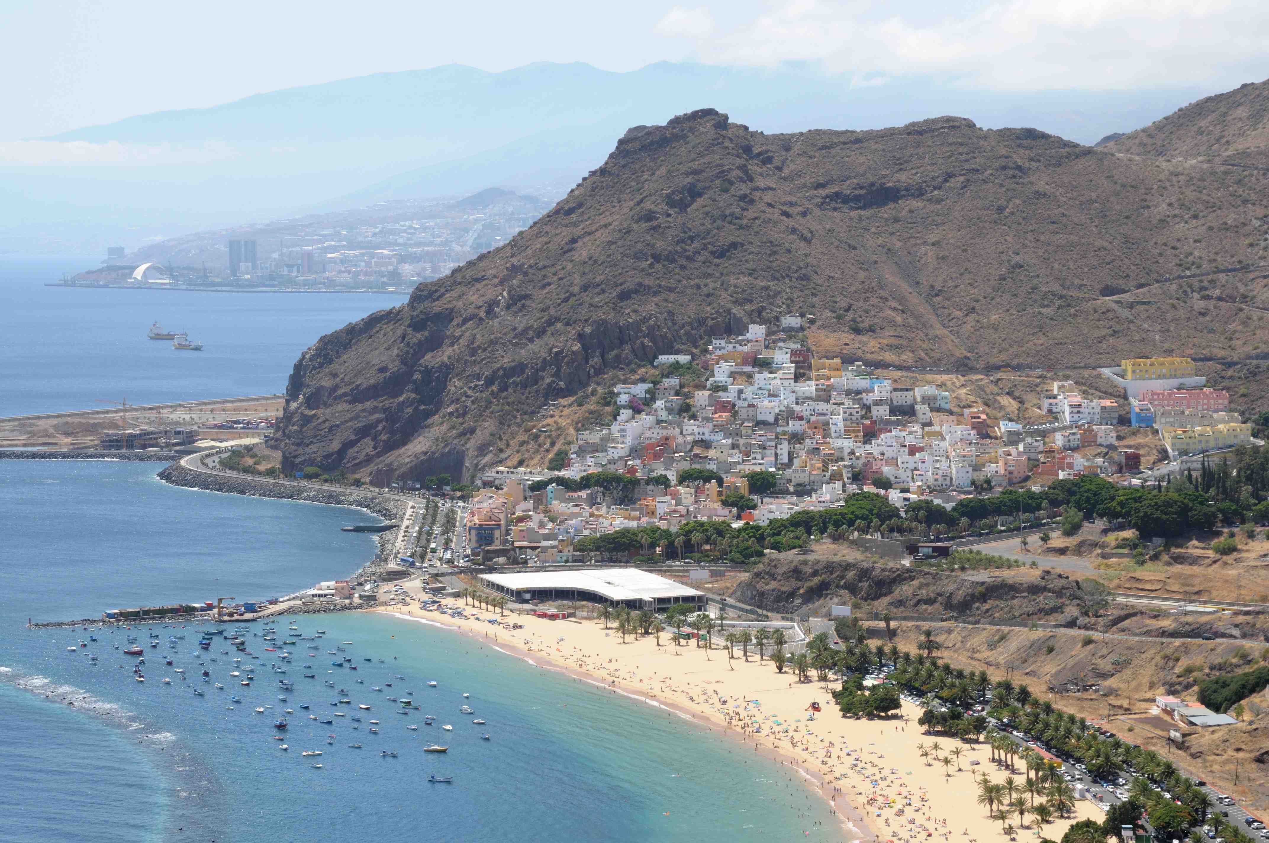 Playa de Las Teresitas and San Andres, Canary Island Tenerife, Spain
