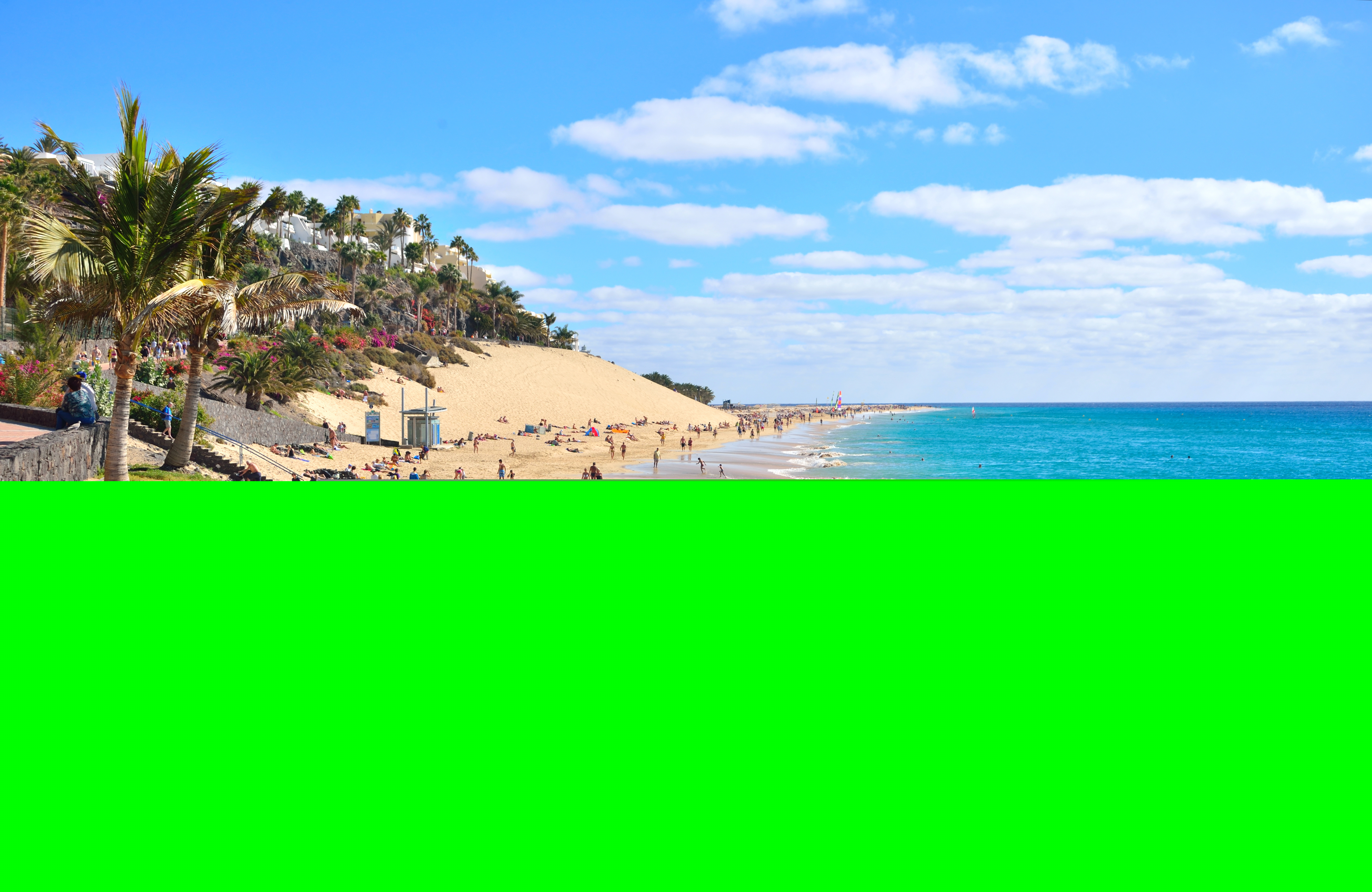 Beach of Morro Jable, Fuerteventura, Spain