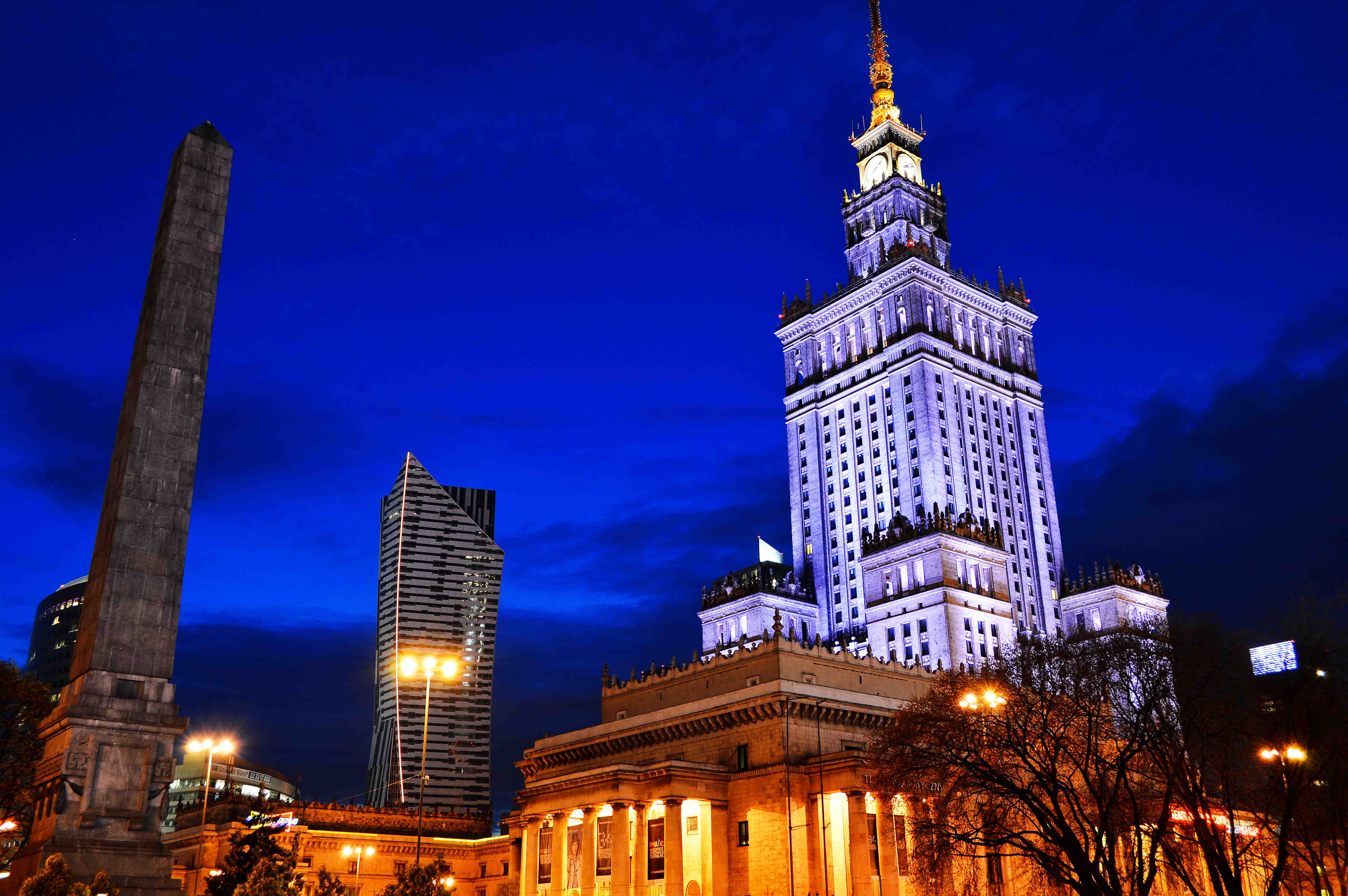 Palace of Culture and Science in Warsaw, Poland