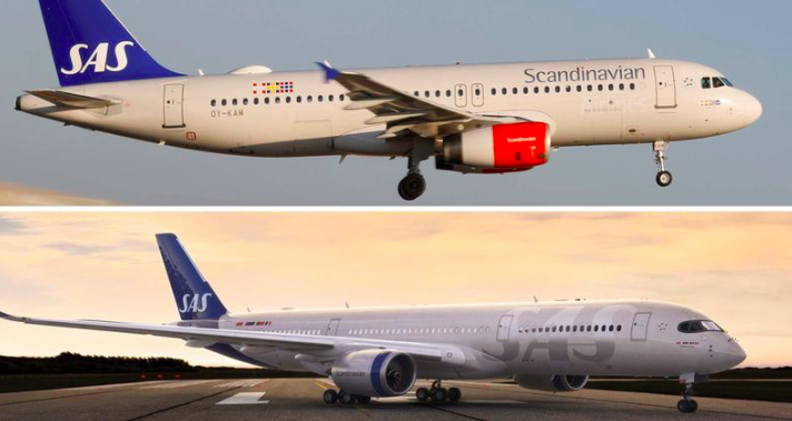 SKIFTE: SAS har ikke skiftet design på 21 år. Mange mente den tdilgerer designen var for "norsk" i fargevalg. Foto: SAS